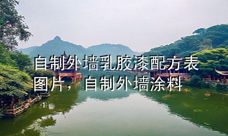 自制外墻乳膠漆配方表圖片，自制外墻涂料