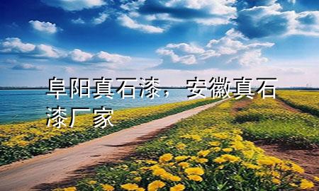 阜陽真石漆，安徽真石漆廠家