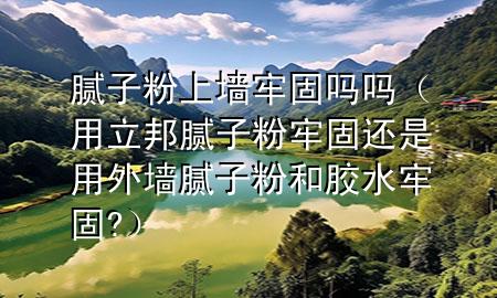 膩?zhàn)臃凵蠅喂虇釂幔ㄓ昧钅佔(zhàn)臃劾喂踢€是用外墻膩?zhàn)臃酆湍z水牢固?）