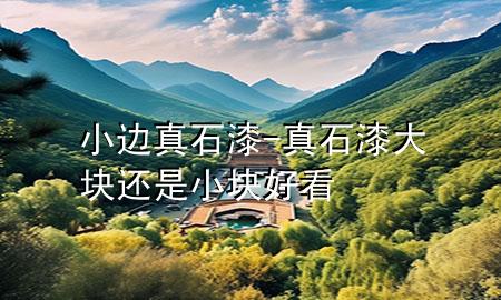 小邊真石漆-真石漆大塊還是小塊好看