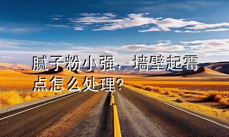 膩子粉小強，墻壁起霉點怎么處理?