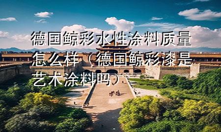 德國(guó)鯨彩水性涂料質(zhì)量怎么樣（德國(guó)鯨彩漆是藝術(shù)涂料嗎）