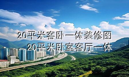 20平米客臥一體裝修圖，20平米臥室客廳一體