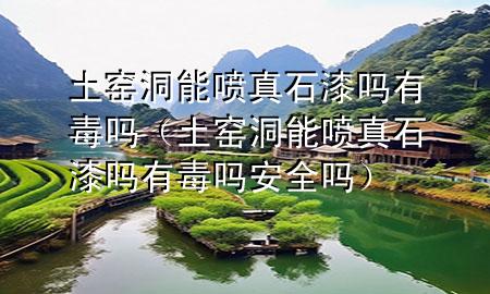 土窯洞能噴真石漆嗎有毒嗎（土窯洞能噴真石漆嗎有毒嗎安全嗎）