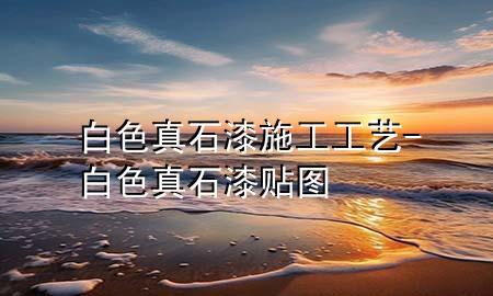 白色真石漆施工工藝-白色真石漆貼圖