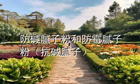 防堿膩子粉和防霉膩子粉（抗堿膩子）