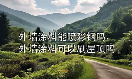外墻涂料能噴彩鋼嗎，外墻涂料可以刷屋頂嗎