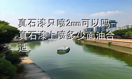 真石漆只噴2mm可以嗎-真石漆上噴多少面油合適