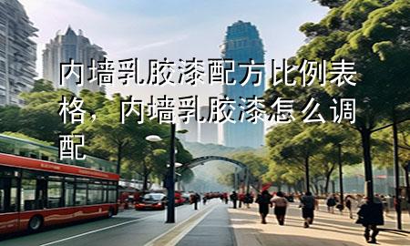 內(nèi)墻乳膠漆配方比例表格，內(nèi)墻乳膠漆怎么調(diào)配