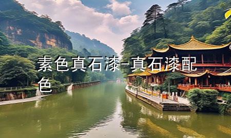 素色真石漆-真石漆配色