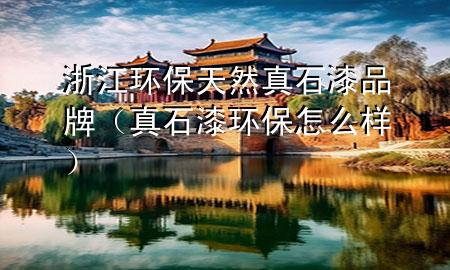 浙江環(huán)保天然真石漆品牌（真石漆環(huán)保怎么樣）