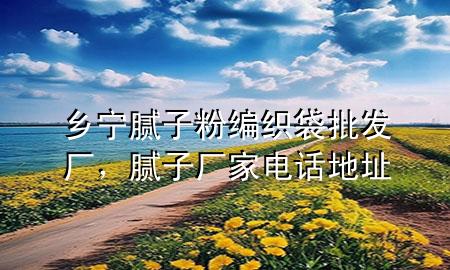 鄉(xiāng)寧膩子粉編織袋批發(fā)廠，膩子廠家電話地址