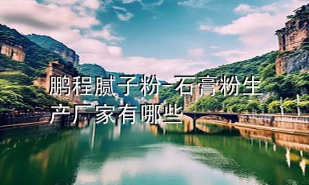 鵬程膩?zhàn)臃?石膏粉生產(chǎn)廠家有哪些