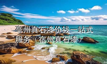 亳州真石漆價錢一站式服務（宿州真石漆）