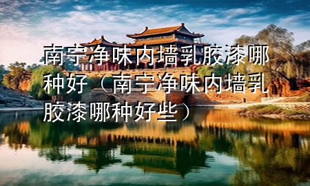 南寧凈味內墻乳膠漆哪種好（南寧凈味內墻乳膠漆哪種好些）