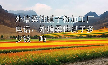 外墻柔性膩子粉加工廠電話，外墻柔性膩子多少錢一噸