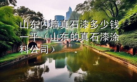 山東內墻真石漆多少錢一平（山東的真石漆涂料公司）