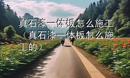 真石漆一體板怎么施工（真石漆一體板怎么施工的）