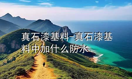 真石漆基料-真石漆基料中加什么防水