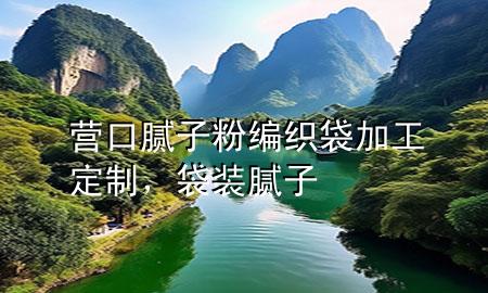 營口膩子粉編織袋加工定制，袋裝膩子