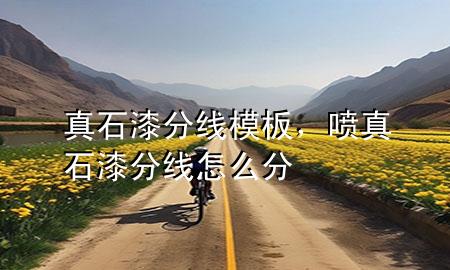 真石漆分線模板，噴真石漆分線怎么分