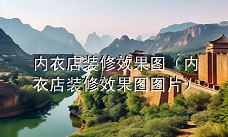 內(nèi)衣店裝修效果圖（內(nèi)衣店裝修效果圖圖片）