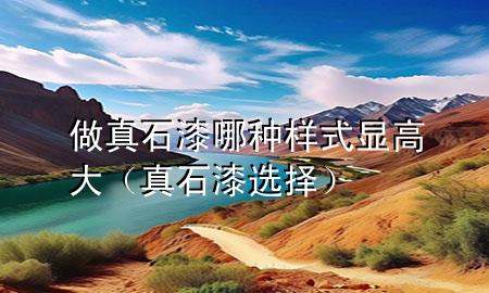 做真石漆哪種樣式顯高大（真石漆選擇）