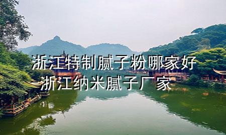 浙江特制膩?zhàn)臃勰募液?浙江納米膩?zhàn)訌S家