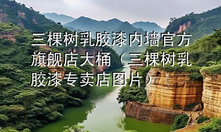 三棵樹乳膠漆內(nèi)墻官方旗艦店大桶（三棵樹乳膠漆專賣店圖片）