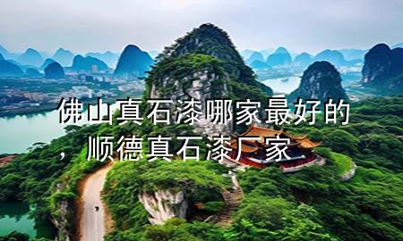 佛山真石漆哪家最好的，順德真石漆廠家