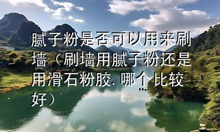 膩子粉是否可以用來刷墻（刷墻用膩子粉還是用滑石粉+膠.哪個比較好）