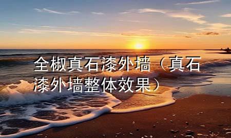 全椒真石漆外墻（真石漆外墻 整體效果）