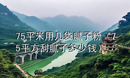 75平米用幾袋膩?zhàn)臃郏?5平方刮膩?zhàn)佣嗌馘X）