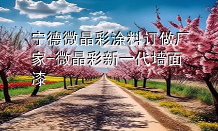 寧德微晶彩涂料訂做廠(chǎng)家-微晶彩新一代墻面漆