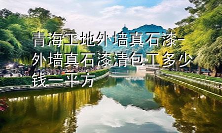 青海工地外墻真石漆-外墻真石漆清包工多少錢一平方