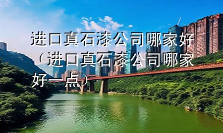 進(jìn)口真石漆公司哪家好（進(jìn)口真石漆公司哪家好一點(diǎn)）