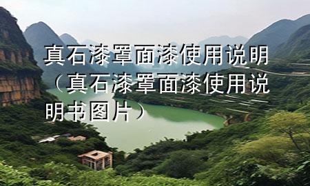 真石漆罩面漆使用說明（真石漆罩面漆使用說明書圖片）