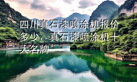 四川真石漆噴涂機報價多少，真石漆噴涂機十大名牌