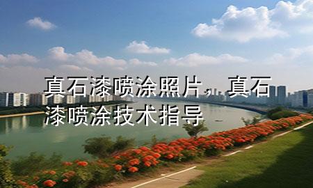 真石漆噴涂照片，真石漆噴涂技術指導