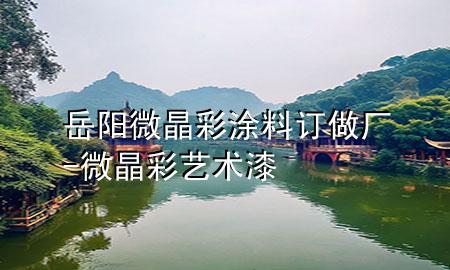 岳陽微晶彩涂料訂做廠-微晶彩藝術(shù)漆