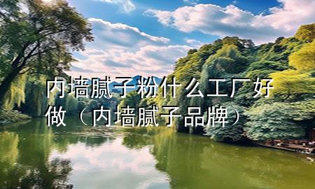 內(nèi)墻膩子粉什么工廠好做（內(nèi)墻膩子品牌）