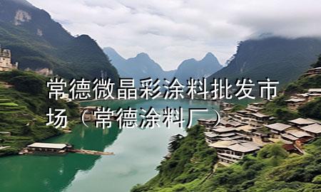 常德微晶彩涂料批發(fā)市場（常德涂料廠）