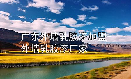 廣東外墻乳膠漆加盟-外墻乳膠漆廠家