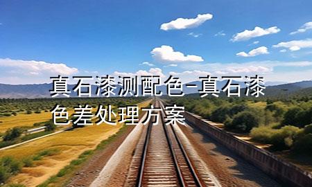 真石漆測配色-真石漆色差處理方案