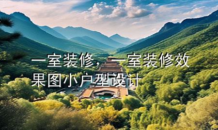 一室裝修，一室裝修效果圖小戶型設(shè)計(jì)