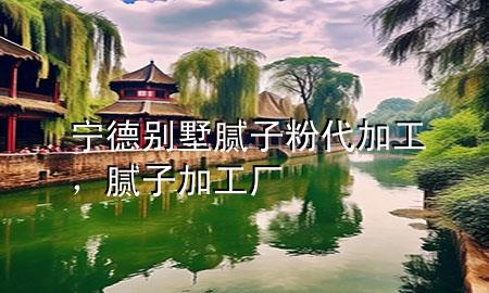 寧德別墅膩子粉代加工，膩子加工廠