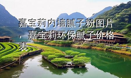 嘉寶莉內(nèi)墻膩子粉圖片，嘉寶莉環(huán)保膩子價格表