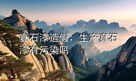 真石漆造假，生產(chǎn)真石漆有污染嗎