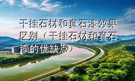 干掛石材和真石漆效果區(qū)別（干掛石材和真石漆的優(yōu)缺點）