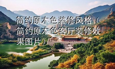 簡(jiǎn)約原木色裝修風(fēng)格（簡(jiǎn)約原木色客廳裝修效果圖片）